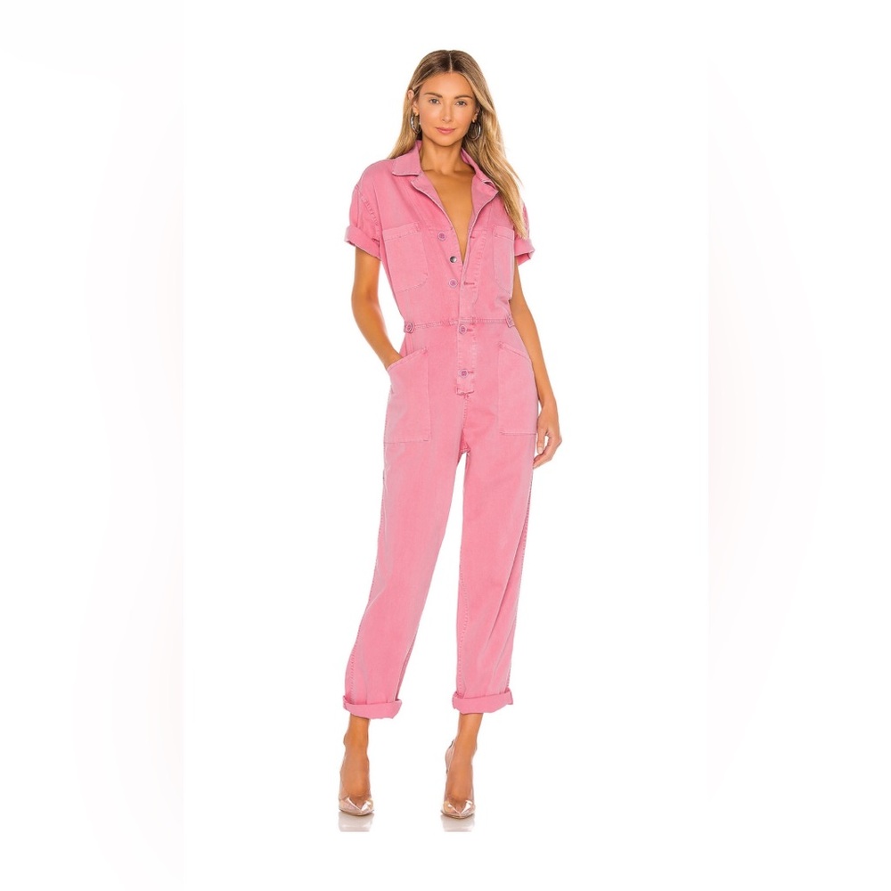 Pistola Grover Jumpsuit in Flamingo (worn once) - Size M